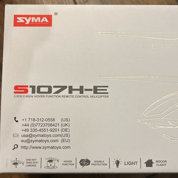 Syma Remote Control Helicopter, S107H-E Aircraft with Altitude Hold - Picture 5 of 5